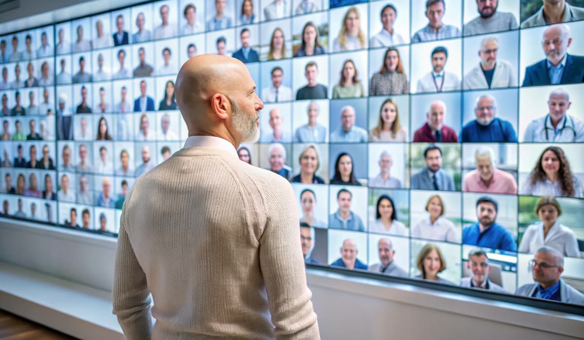 Doctors at a conference